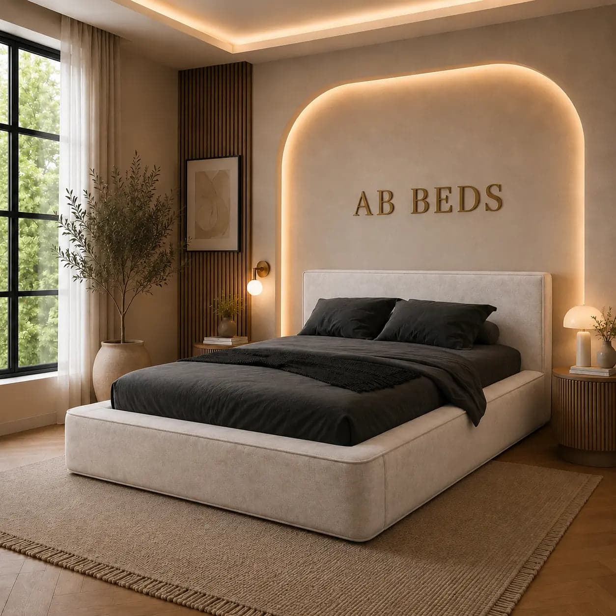 Monarchia Ambassador Bed – Lavish Contemporary Bedroom Feature | ADBEDS (ABD) #10
