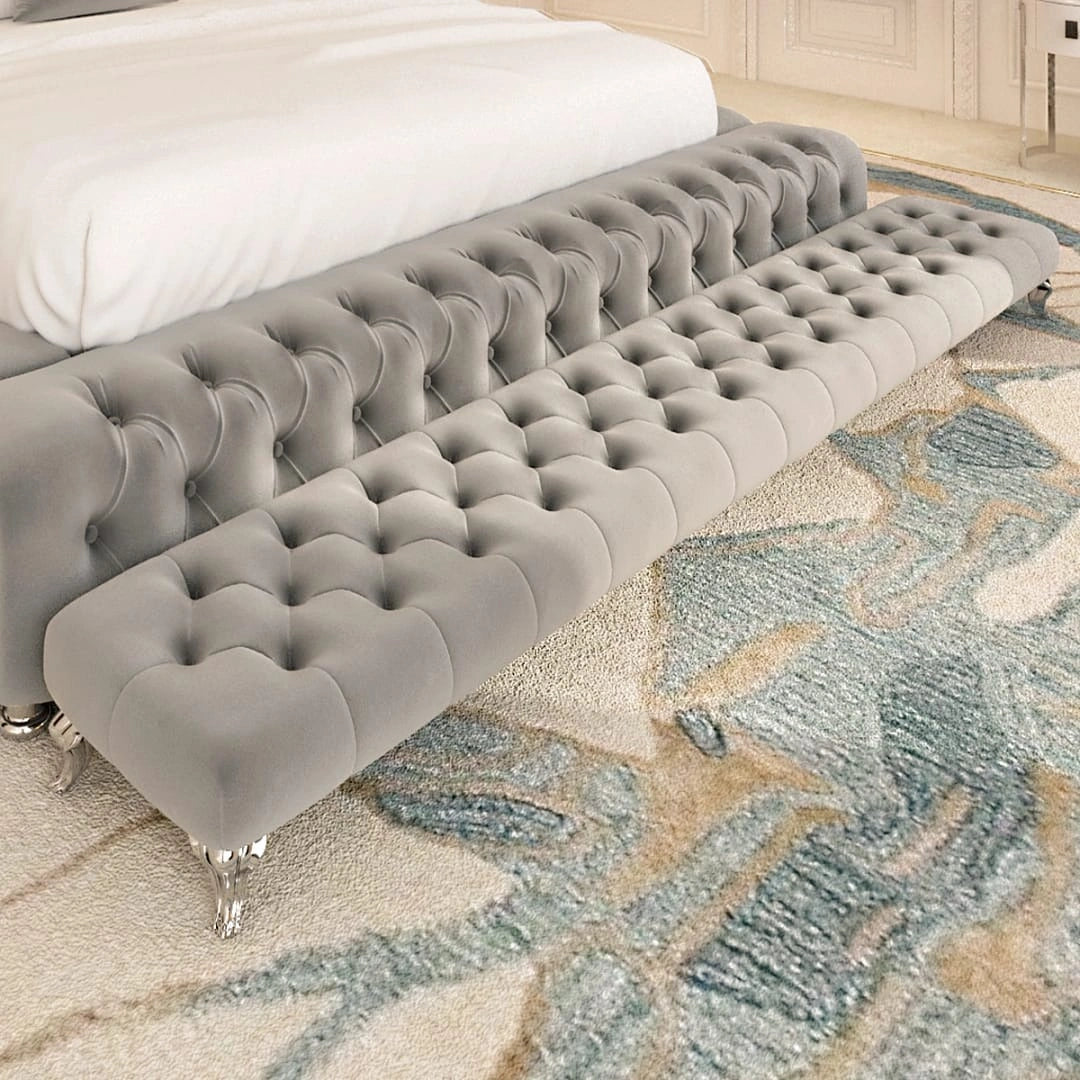2026 Spanish Upholstery Soft Footstool-ADBEDS F1